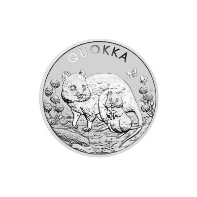 The Perth Mint strieborná minca Australian Quokka 2021 1 oz