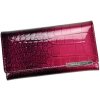 Gregorio BC-100 purpurová dámska kožená peňaženka 18,5 x 9,5 x 3,5 cm