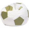 ECOPUF EF1033 Ecopuf Sedací vak FOOTBALL L ekokoža E8 Olivová