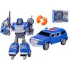 Auto policajné/robot 31 cm s doplnkami
