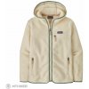 Patagonia Retro Pile Hoody dámska mikina, natural/ellwood green M