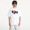 A BATHING APE Heart Ape Head Relaxed Fit Short Sleeve Tee White XXL