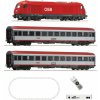 Roco Start-Set Digital z21, Diesellok 2016 + 2x Eurocity vagón HO