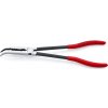 Kliešte dlhé montážne zahnuté KNIPEX 28 81 280, 280 mm - leštená hlava, čiernenie (K 28 81 28 0)