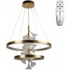 NEDES J5301/C Závesné LED svietidlo 70W, 3000K-6500K, 4600lm, IP20, diaľkový ovládač, stmievanie, mosadz