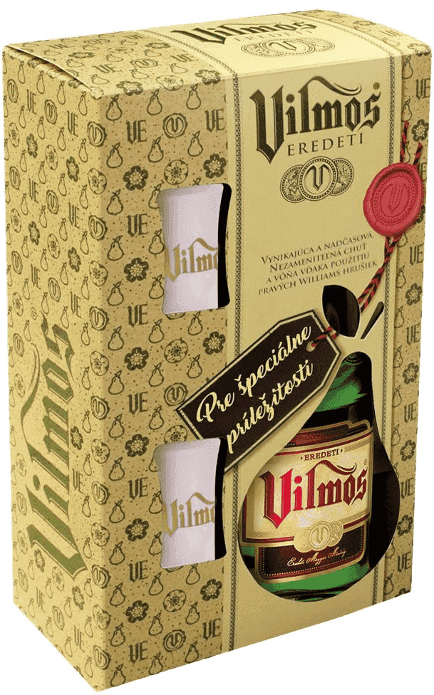 Vilmos Pear Pálinka 37,5% 0,7 l (darčekové balenie 2 poháre) od 17,28 € -  Heureka.sk