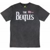 Tričko The Beatles - Guitar & Drop T, Unisex,Šedá,M