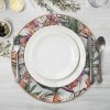 Eurofirany Kvetinové okrúhle prestieranie Hope Polyester 35 cm kruh