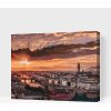Vymalujsisam.sk Maľovanie podľa čísiel - Západ slnka vo Florencii Veľkosť: 40x50cm, Rám: Na plastovej doske