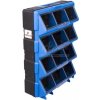 AHProfi Plastový organizér / box na skrutky, 12 zásuviek - MW1504