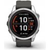 Garmin Fenix 7S Pro Solar, Silver Stainless Steel, Graphite Band 010-02776-01 - prémiové multišportové GPS hodinky