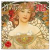 Kalendář 2027 poznámkový: Alfons Mucha, 30 x 30 cm