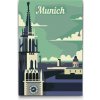 Vymalujsisam.sk Maľovanie podľa čísiel - Mníchov, Nemecko Veľkosť: 40x60cm, Rám: Na plastovej doske