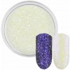 Biely glitrový prach Rossart s fialovým leskom 0,4mm 3ml