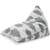 Sablio Sedací vak Sivé stromčeky: 150x80 cm