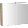 Sapho RIWA galérka s LED osvetlením, 81x70x17cm, brest Bardini RIW080-0013