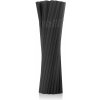 Slamky Ohybné Opakovane Použiteľné Plastové Godan Čierne 500 Kusov 5x21 cm