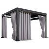 Záhradný záves do altánku na pútkach ZMOS - 05 tmavosivý Rozmer závesu: 155x260cm