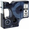 Dymo D1 40910, S0720670, 9mm x 7m, čierna tlač / priehľadný podklad, originálna páska