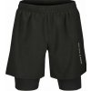 ACTIVE REBEL RIM 2IN1 RUNNING SHORTS M BLACK KRAŤASY Veľkosť: M