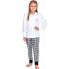 Dievčenské pyžamo Doctor nap 4163 - srdcové eso - biela-ihneď
