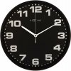 Dizajnové nástenné hodiny 3053zw Nextime Dash black 35cm (8717713006565)