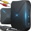 Retoo Modrátooth vysielač prijímač 2 v 1 audio adaptér 3,5 mm vysielač Wireless Aux RCA bezdrôtový vysielač prijímač pre TV slúchadlá reproduktor Retoo