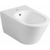 Sapho AVVA bidet závesný 35,5x53cm, biela 100324