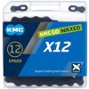 Cyklistická reťaz KMC Black Tech X12 126og. waxed