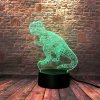 3D LED Lampička Dinosaur T-Rex Jurský Svet