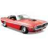 Maisto Dodge Challenger R T Coupe 1970 červená 1:24