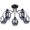 Sollux | Sollux SL.1145 - Luster na tyči FILLAN 5xE27/60W/230V čierna | SLX0911