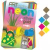 Zložka farebného papiera - výkres ART CARTON RIS NEON A4 250 g (35 ks) 7 farieb