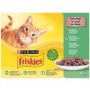 PURINA FRISKIES multipack s hovädzím, kuraťom, tuniakom, treskou v šťave 12 x 85 g