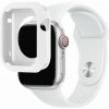 AppleKing silikónový remienok so silikónovým puzdrom na Apple Watch 45 mm / 44 mm - biely - možnosť vrátiť tovar ZADARMO do 30tich dní