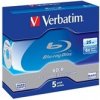 1x5 Verbatim BD-R Blu-Ray 25GB 6x Speed Jewel obal
