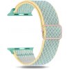 eses Nastaviteľný nylónový elastický loop remienok pre Apple Watch 38 mm/40 mm/41 mm/42 mm Farba: citrónová (zelená - žltá)