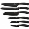 BERLINGERHAUS Sada nožov s nepriľnavým povrchom 6 ks Black Rose Collection BH-2337
