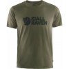 Fjällräven Pánske tričko s logom – Dark Olive XL