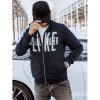 mikina so zapínaním na zips bx5412 Námornícka modrá