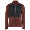 Blåkläder AB 3548 Sweatshirt Full zip Farba: Burned Red/Black, Veľkosť: L