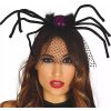 Čelenka s pavúkom a voálom Fiestas Guirca čierna