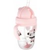 Canpol Babies nevylievací hrnček so slamkou a závažím Exotic Panda ružový 270 ml