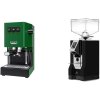 Gaggia New Classic E24 BC, green + Eureka Mignon Bravo, CR black