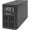 Qoltec Núdzový zdroj UPS | 1kVA | 1000W | Faktor výkonu 1,0 | LCD | EPO | USB | On-line