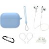 VSETKONAMOBIL 134380 VSETKONAMOBIL 6in1 Sada pre ochranu slúchadiel Apple AirPods Pro 3 svetlomodrá