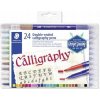 Staedtler calligraph duo 2,0 3,5 mm kaligrafický obojstranný 24 farieb