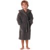 Detský župan Athena s kapucňou 9116 antracit - Vestis dětské č. 116