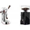 La Pavoni Esperto Abile + Eureka Mignon Silenzio 55, BL black