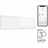 Klarstein Wonderwall 300 Smart, infračervený ohrievač, 30 x 100 cm, 300 W, týždenný časovač, IP24, biely (ACO14-Wonderwall300S)